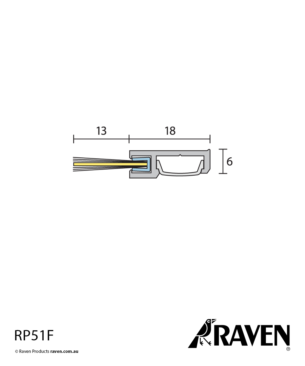 Door Bottom Sweep Seals RP51F